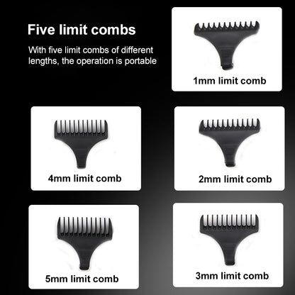 VGR V-030 10W USB Cutter Head Engraving Electric Hair Clipper with 5 Limit Combs, V-030