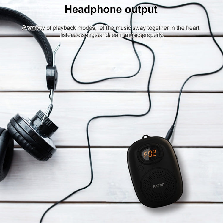 Rolton E200 Mobile Phone Wireless Bluetooth Speaker Mini Portable Outdoor Small Audio Subwoofer Speaker