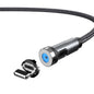 CC56 Dust Plug Rotating Magnetic Wire, Cbale Length: 2m, 2m Android Head, 2m Micro USB, 2m Type-C Head, 2m 8Pin Head, 2m Line+Three Heads, 2m + 8Pin + Type-C/USB-C + Micro USB, 2m Line