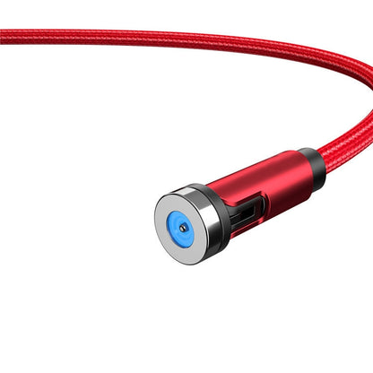 CC56 Dust Plug Rotating Magnetic Wire, Cbale Length: 2m, 2m Android Head, 2m Micro USB, 2m Type-C Head, 2m 8Pin Head, 2m Line+Three Heads, 2m + 8Pin + Type-C/USB-C + Micro USB, 2m Line