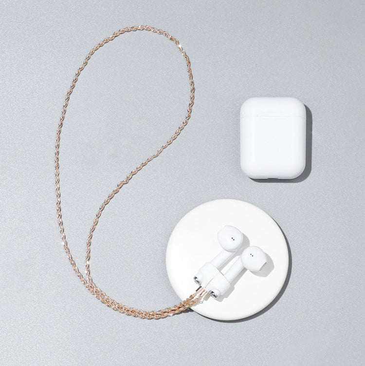 AIRPODS Wireless Headset Anti-lost Chain Strong Magnetic Sleeve Titanium Steel Stainless Steel Color Retention Anti-lost Necklace