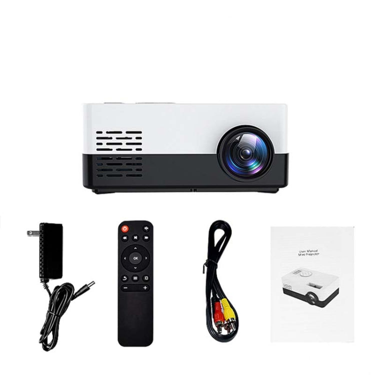 S261/J16 Home Mini HD 1080P Portable LED Projector, Support TF Card / AV / U Disk