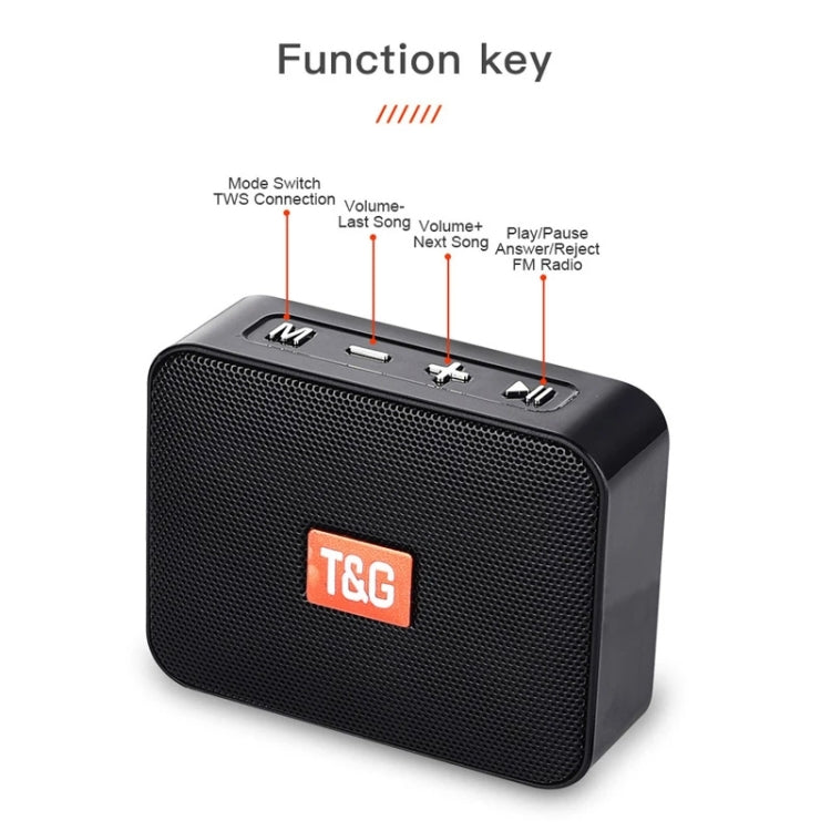 T&G TG166 Color Portable Wireless Bluetooth Small Speaker