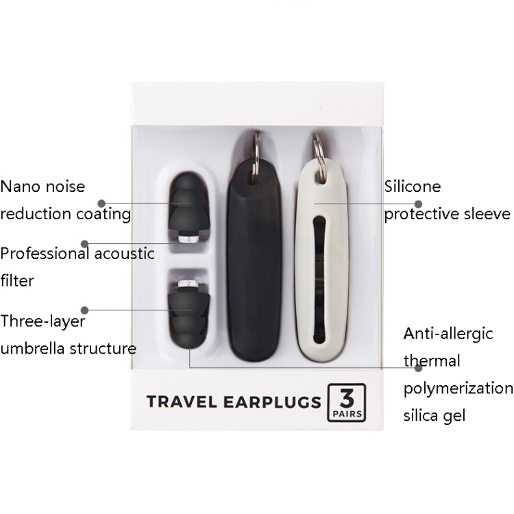 Anti-Noise Sleep Earplugs Silicone Soundproof Earplugs Industrial Noise Reduction Silent Earplugs