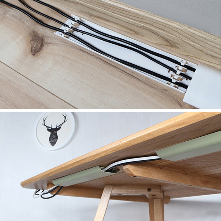 BF1805 5 PCS Plastic Concealed Cable Stick-On Cable Management Box