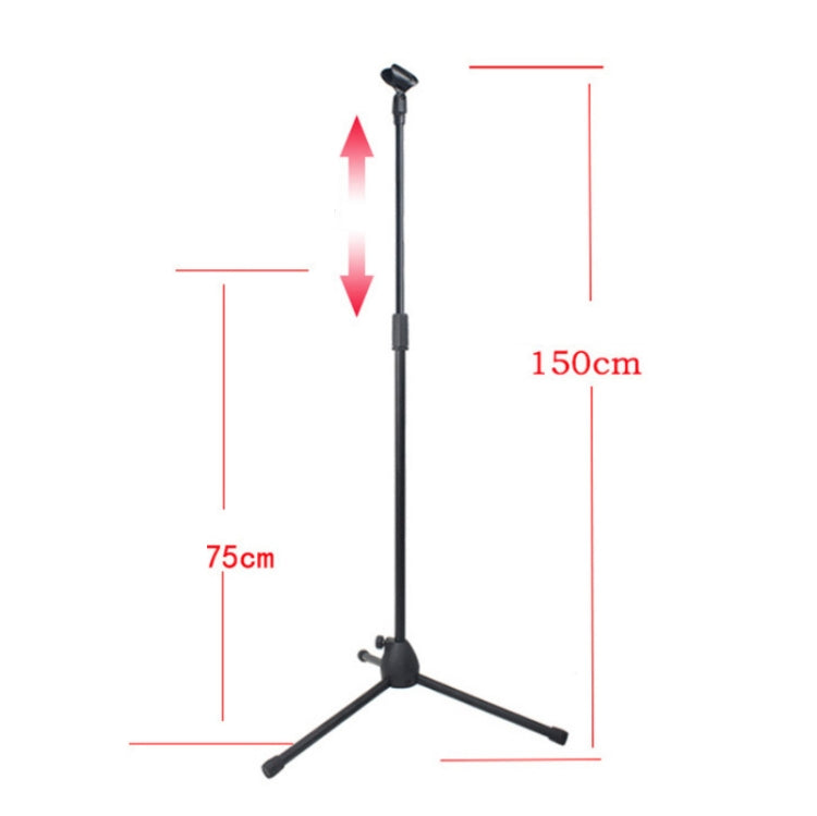 Live Microphone Lift Stand Floor Microphone Stand Stage Performance Vertical Tripod