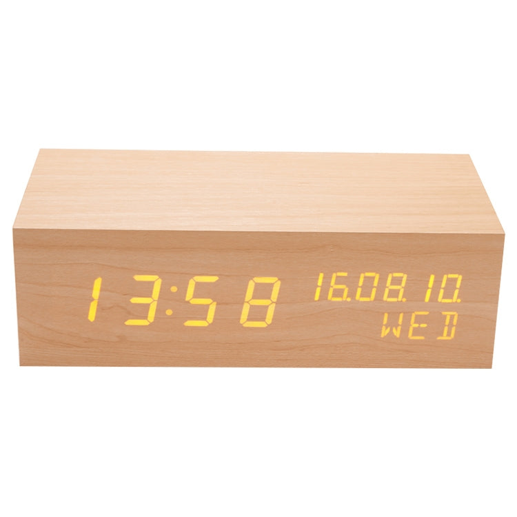 Wooden Clock Bluetooth Speaker