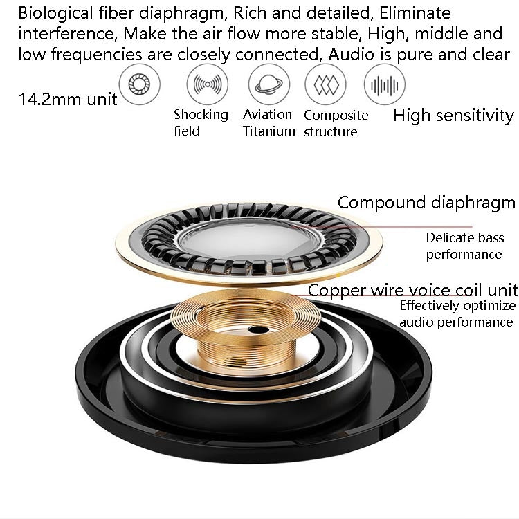 In-Ear Earphone Bass Mobile Phone Game Sports Wired Headset