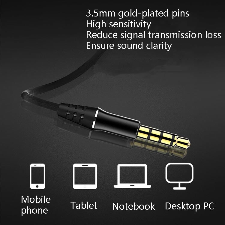 In-Ear Earphone Bass Mobile Phone Game Sports Wired Headset