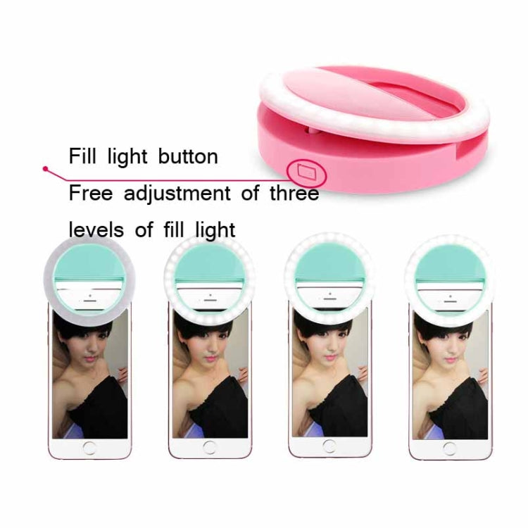 Ring-Shaped Mobile Phone Selfie Fill Light LED Flashlight For Live Photography