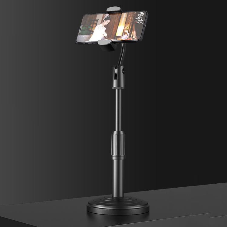 4 PCS Desktop Stand Mobile Phone Tablet Live Broadcast Stand Telescopic Disc Stand