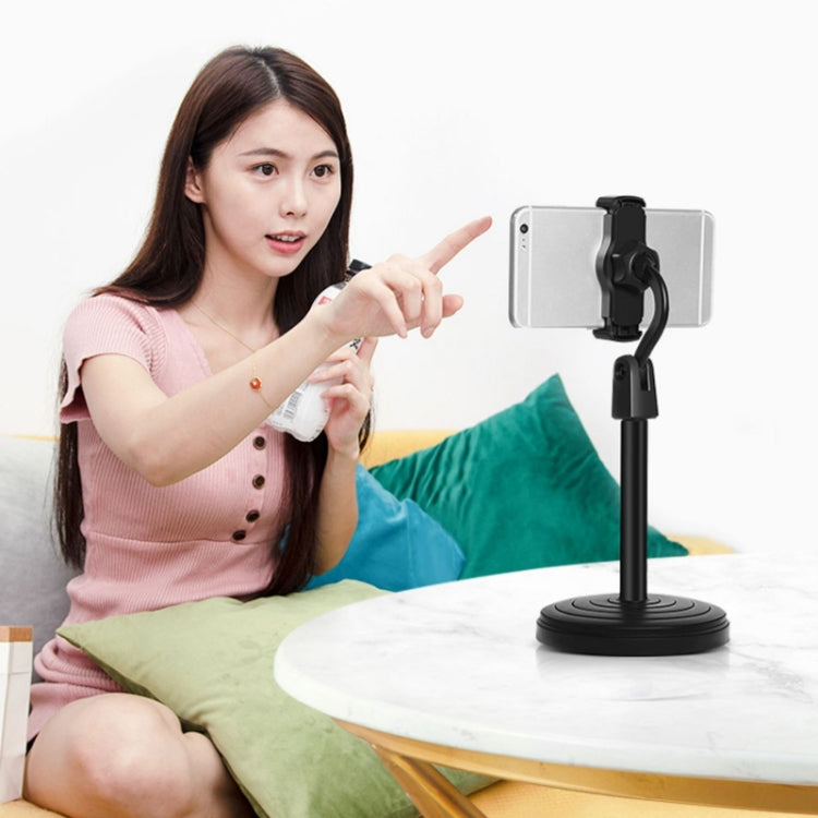 4 PCS Desktop Stand Mobile Phone Tablet Live Broadcast Stand Telescopic Disc Stand