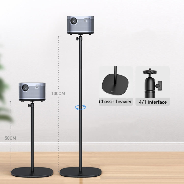 Xiaotian Desktop Metal Projection Machine Bracket Liftable Telescopic Holder, Style: