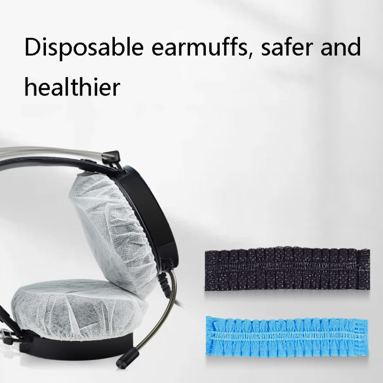 50 Pairs Earphone Disposable Dust Cover Game Headset Non-Woven Protective Cover