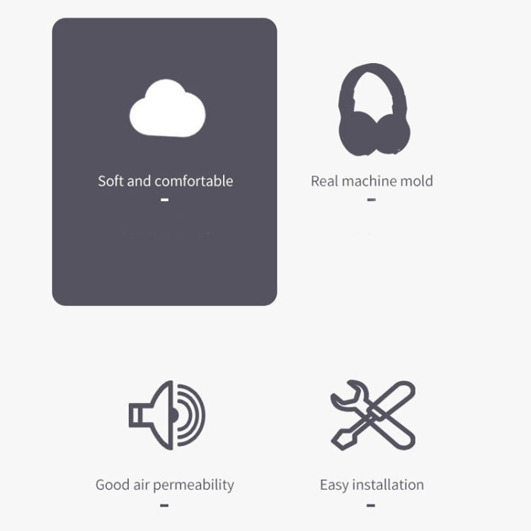 2 PCS Headset Sponge Cover Earmuffs For Virtuoso RGB Wireless SE