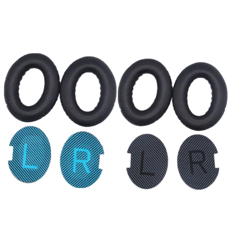 2 PCS Headset Sponge Cover Earmuffs For Bose QC25 / QC15 / QC2 / QC35 / AE2i