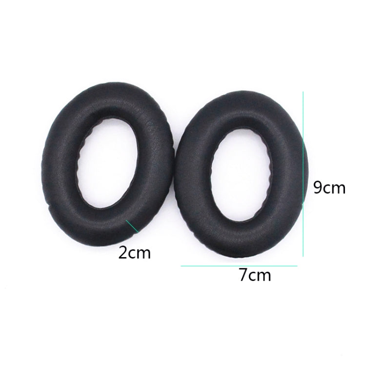 2 PCS Headset Sponge Cover Earmuffs For Bose QC25 / QC15 / QC2 / QC35 / AE2i