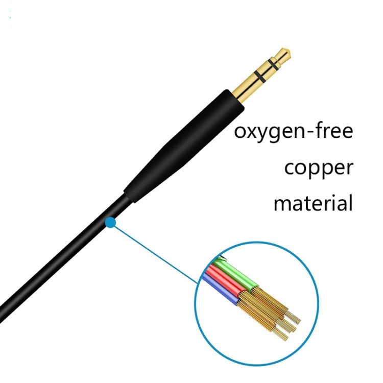 2 PCS 3.5mm To 2.5mm Audio Cable For Bose QC25 / QC35 / Soundtrue / SoundLink / OE2