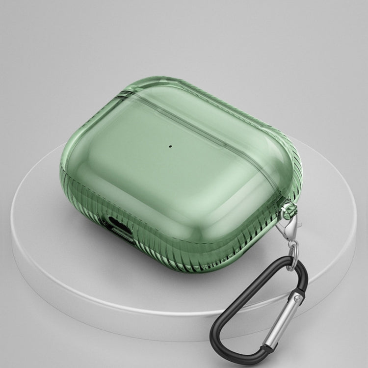 2 PCS Earphone Protective Cover TPU Airbag Transparent Protective Shell For AirPods Pro