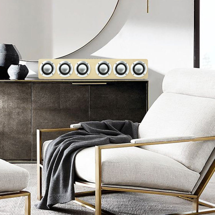 M1 Bluetooth Speaker Alarm Clock Wooden Wireless Desktop Loudspeaker