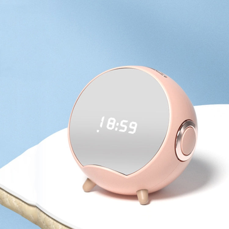 Mini Desktop Multi-Function Smart Wireless Charging Bluetooth Speaker with Alarm Clock & Phone Holder Function
