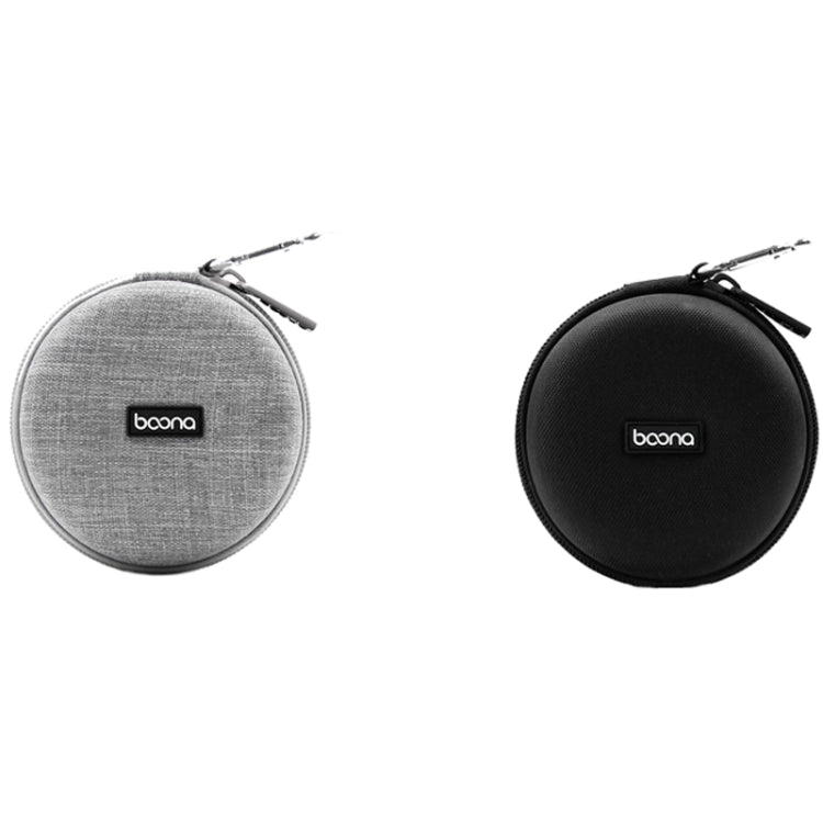 Baona BN-F009 Oxford EVA Storage Bag Box with Carabiner for Headphone / Earphone & Data Cable