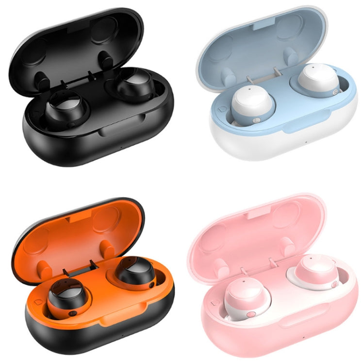 TWS-22 Bluetooth 5.0 In-Ear Sports Waterproof Noise Cancelling Touch Control Mini Headphones