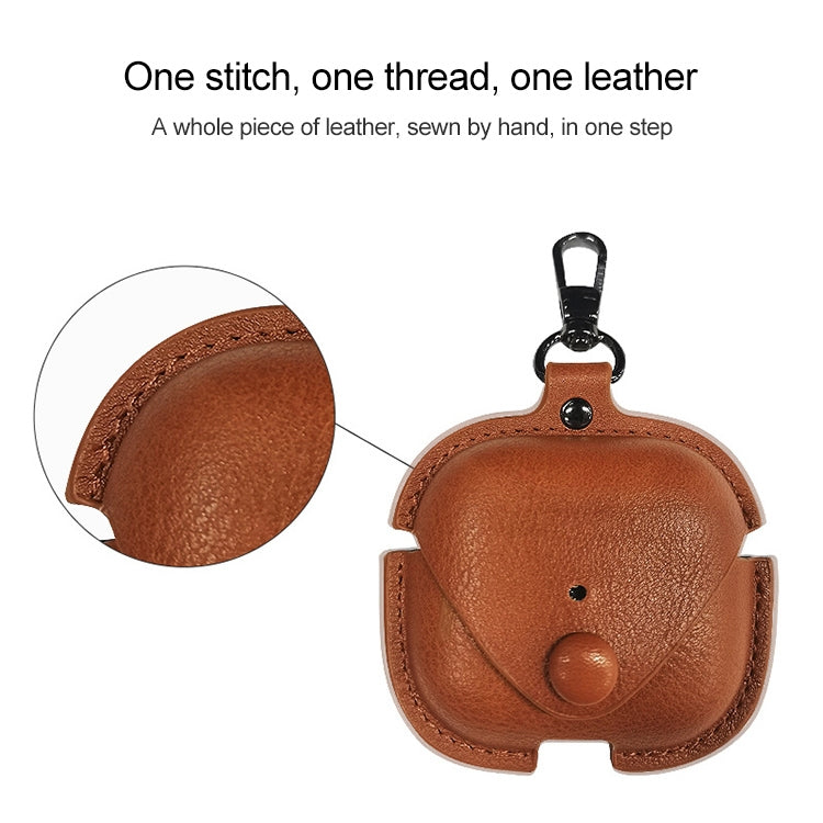 PU Leather Protective Case with Metal Buckle for AirPods 3
