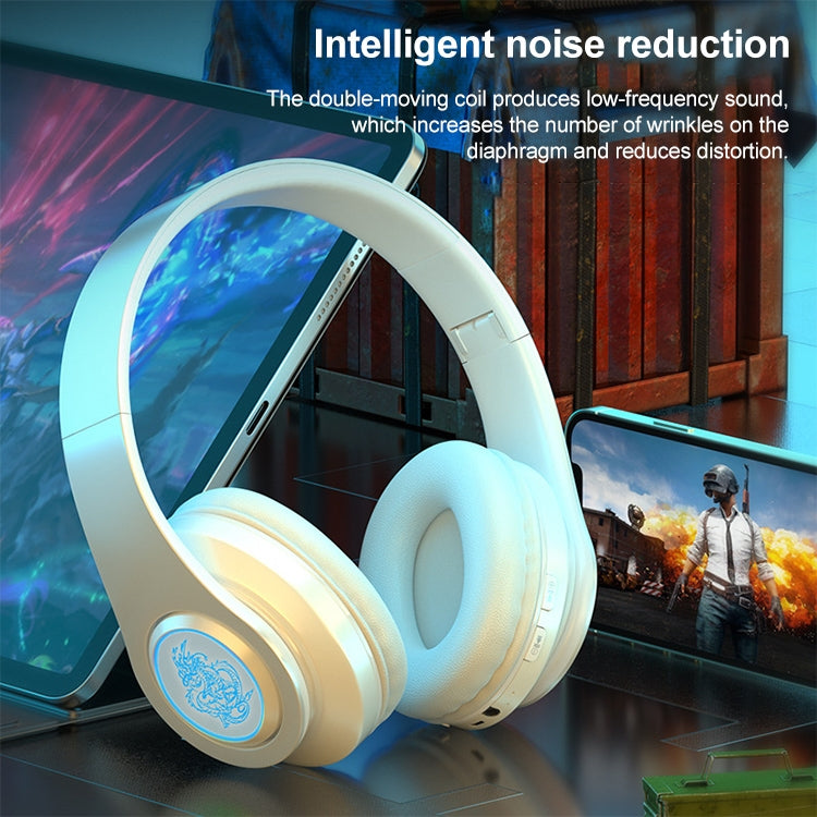 B39 Wireless Bluetooth Headset Subwoofer With Breathing Light Support TF Card
