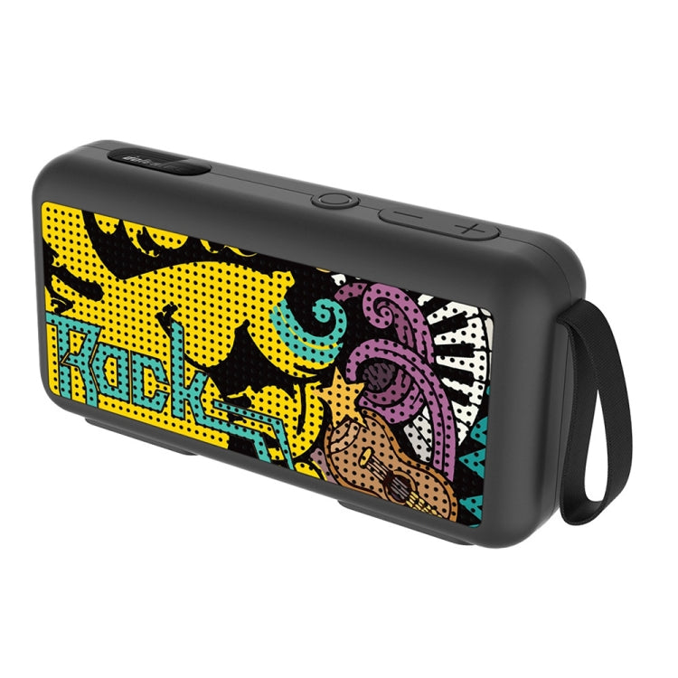 DoRealMe F0 TWS Mini Graffiti Bluetooth Speaker Support FM / TF Card