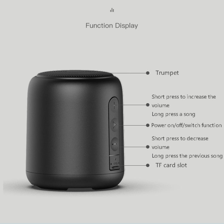 F9 TWS Mini Portable Bluetooth Speaker Support TF Card
