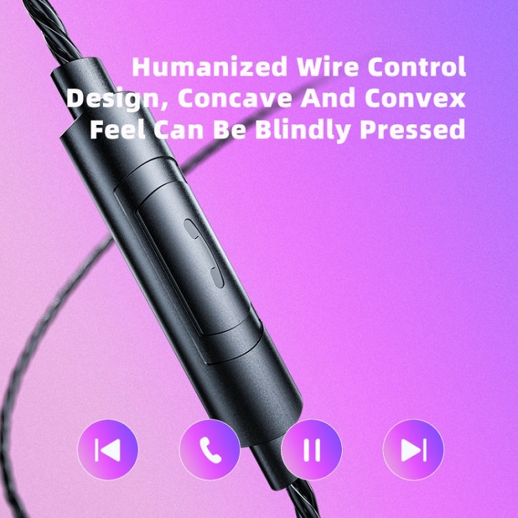 QKZ AK6 PRO HiFi Subwoofer In-Ear Wired Headphones with Mic