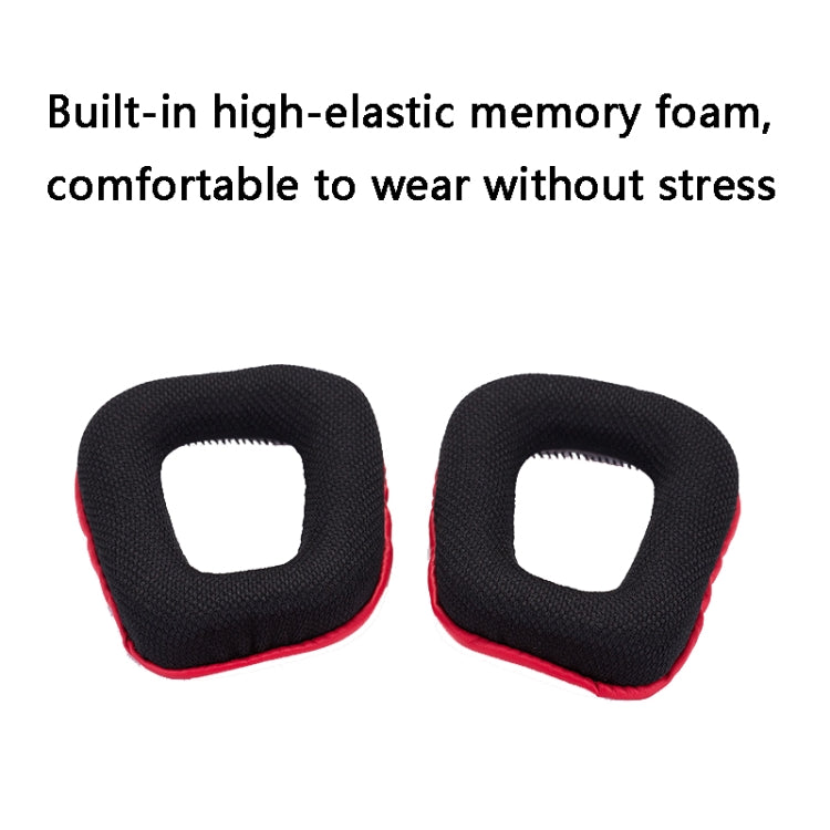 2 PCS Headset Sponge Earmuffs for Logitech G35 / G930 / G430 / F450