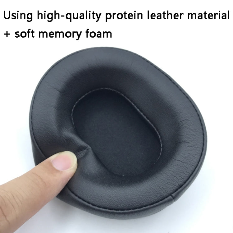 2 PCS Headset Protein Leather Earmuffs for Audio-Technica  ATH-WS660BT