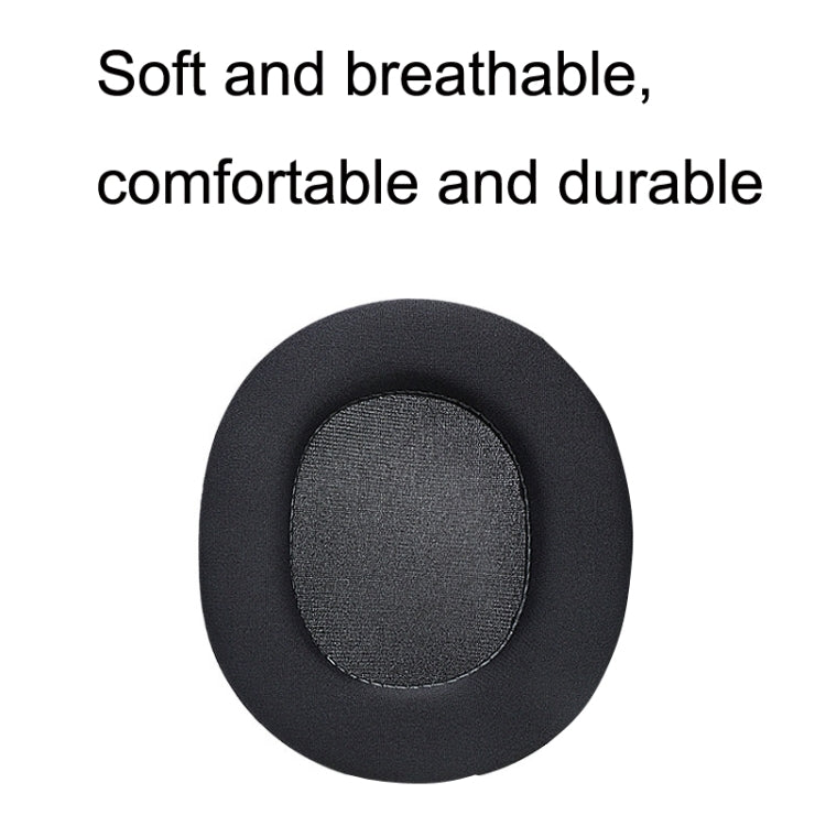 2pcs Sponge Headset Pad for Steelseries Arctis Pro / Arctis 3 / 5 / 7(Black Grey Leather)