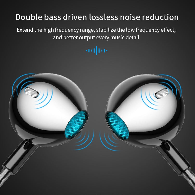 TS5000 3.5mm Metal Subwoofer Wired Earphone
