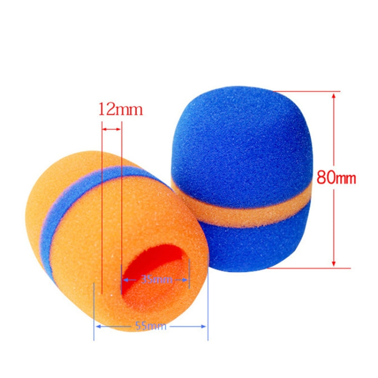 10 PCS Handheld Dust Proof Soft Sponge Microphone Cover