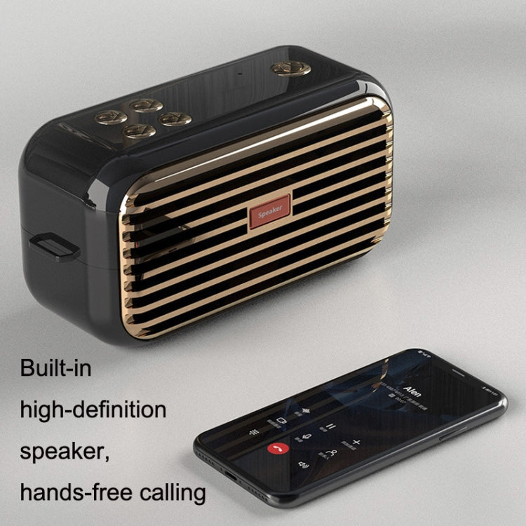 X7 Outdoor Portable Dual Speaker Wireless Bluetooth Retro Portable Speaker