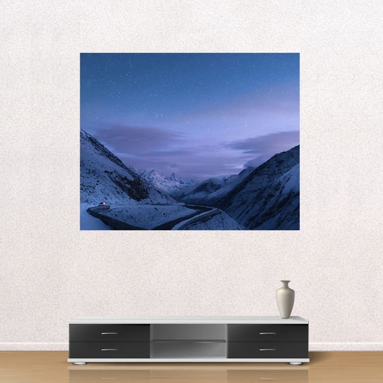 Folding Metal Anti-Light HD Projection Curtain, Size: