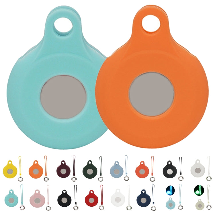 For AirTag Locator Storage Silicone Cover With Hand Strap