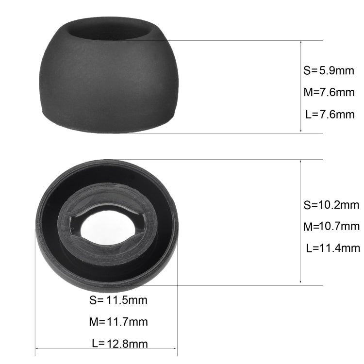 6 PCS Silicone Earplugs For TWS Samsung Galaxy Buds Pro