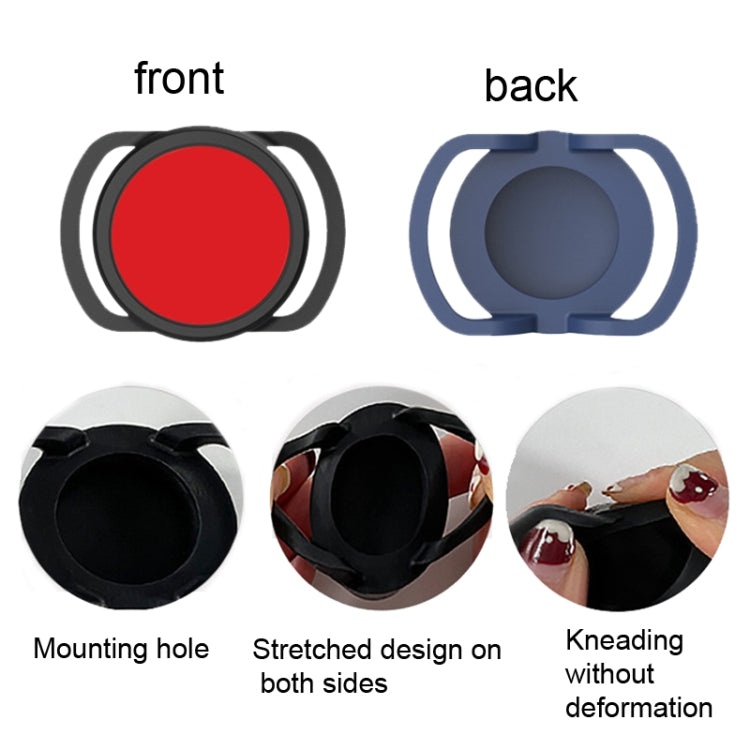 2 PCS  Anti-Lost Tracker Silicone Case for AirTag,Size: