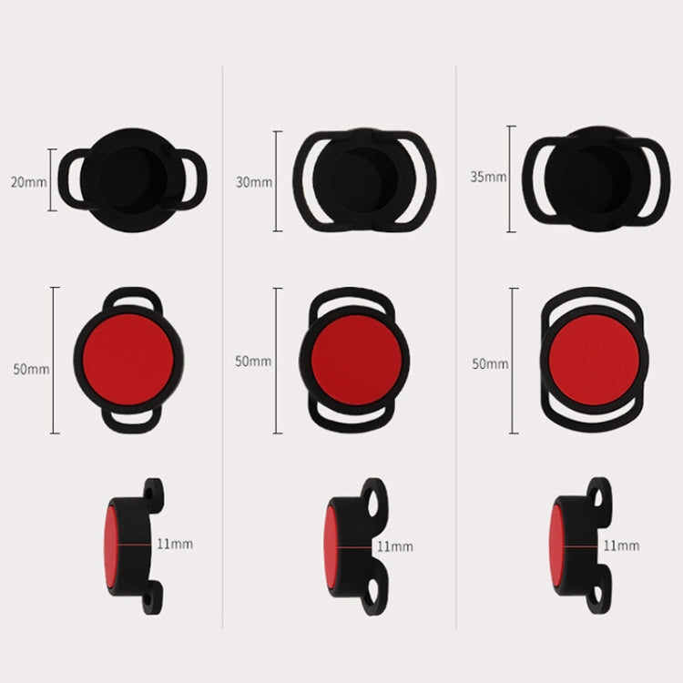 2 PCS  Anti-Lost Tracker Silicone Case for AirTag,Size: