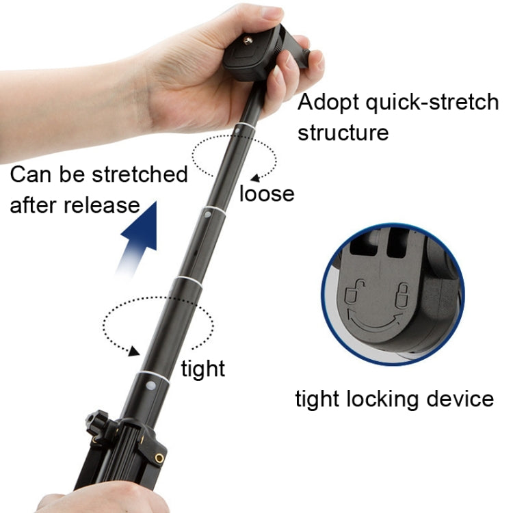 YUNTENG Selfie Stick Tripod Bluetooth Remote Control Camera Stand