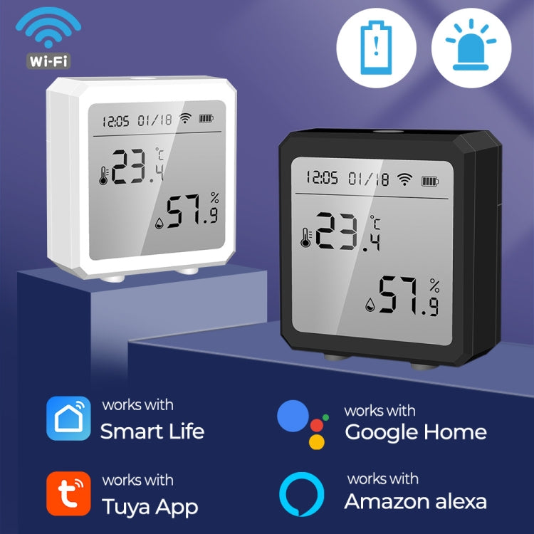 Wifi Temperature And Humidity Meter Sensor Equipment Smart Home Graffiti APP Temperature And Humidity Sensor