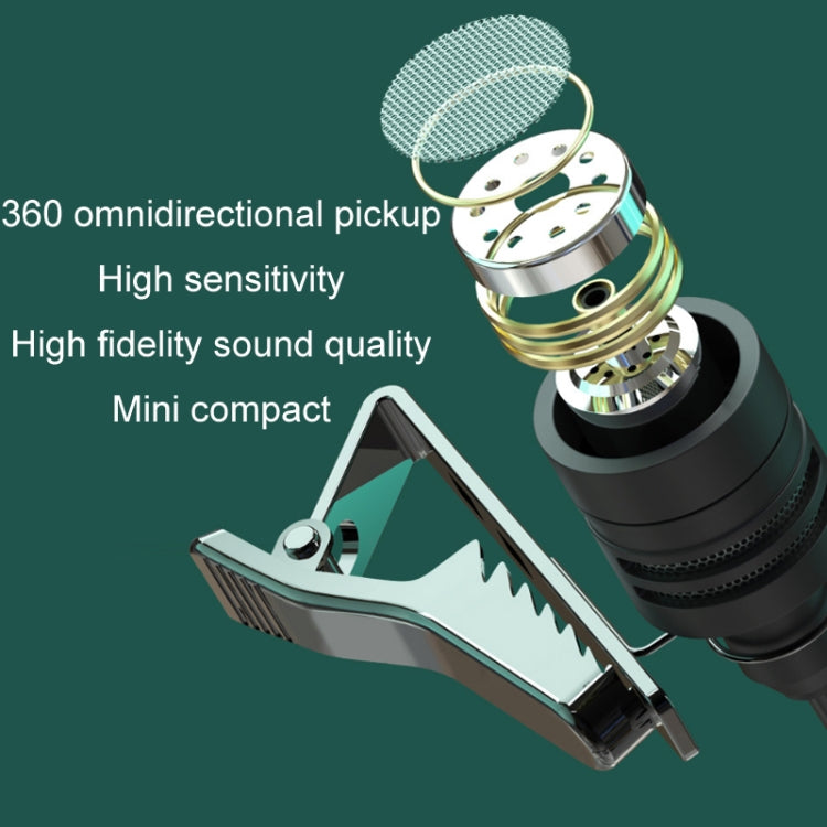 2.4G Bluetooth Wireless Lavalier Noise Canceling Live Microphone