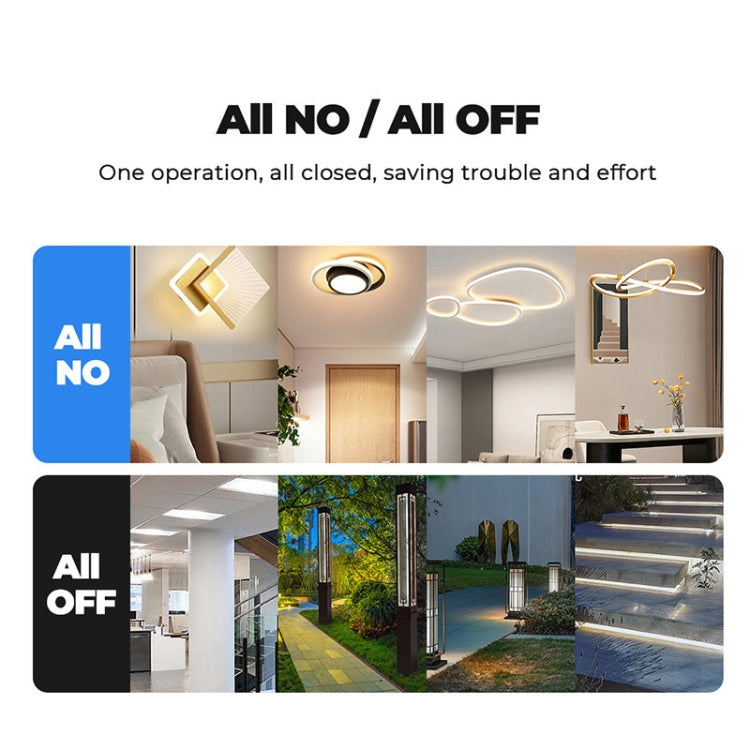 Tuya ZigBee Smart Single-fire Zero-fire Sharing Switch Phone Control Voice Panel EU Plug, Spec: