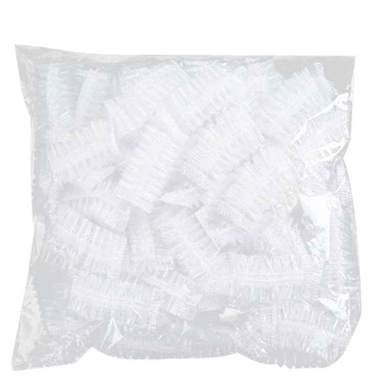 100pcs /Pack Ears Disposable Waterproof Earmuffs Hair Dyeing Bathing Beauty Waterproof Earmuffs, Earmuffs