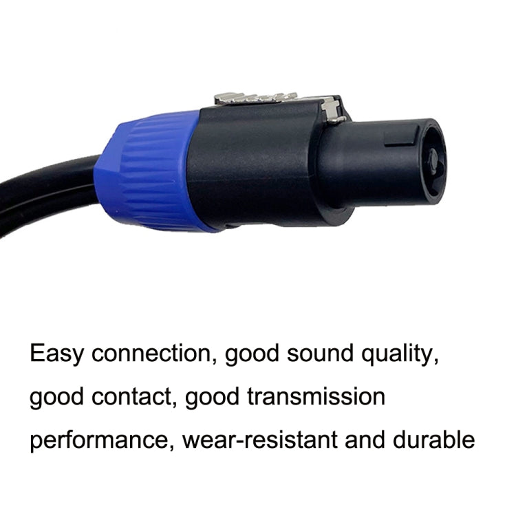 Male To Male Four Core Ohm Cable Audio Cable Ring Stage Speaker Cable