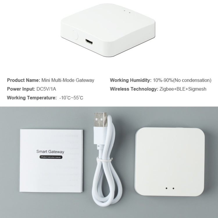 Tuya Intelligent Wireless Gateway Bluetooth Mesh+Zigbee Multimode Network Remote Control Full House Smart Device